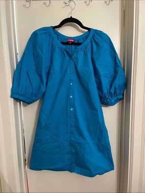 STAUD | Dresses | Staud Karlee Long Sleeve Linen Dress Size L Nwt | Poshmark